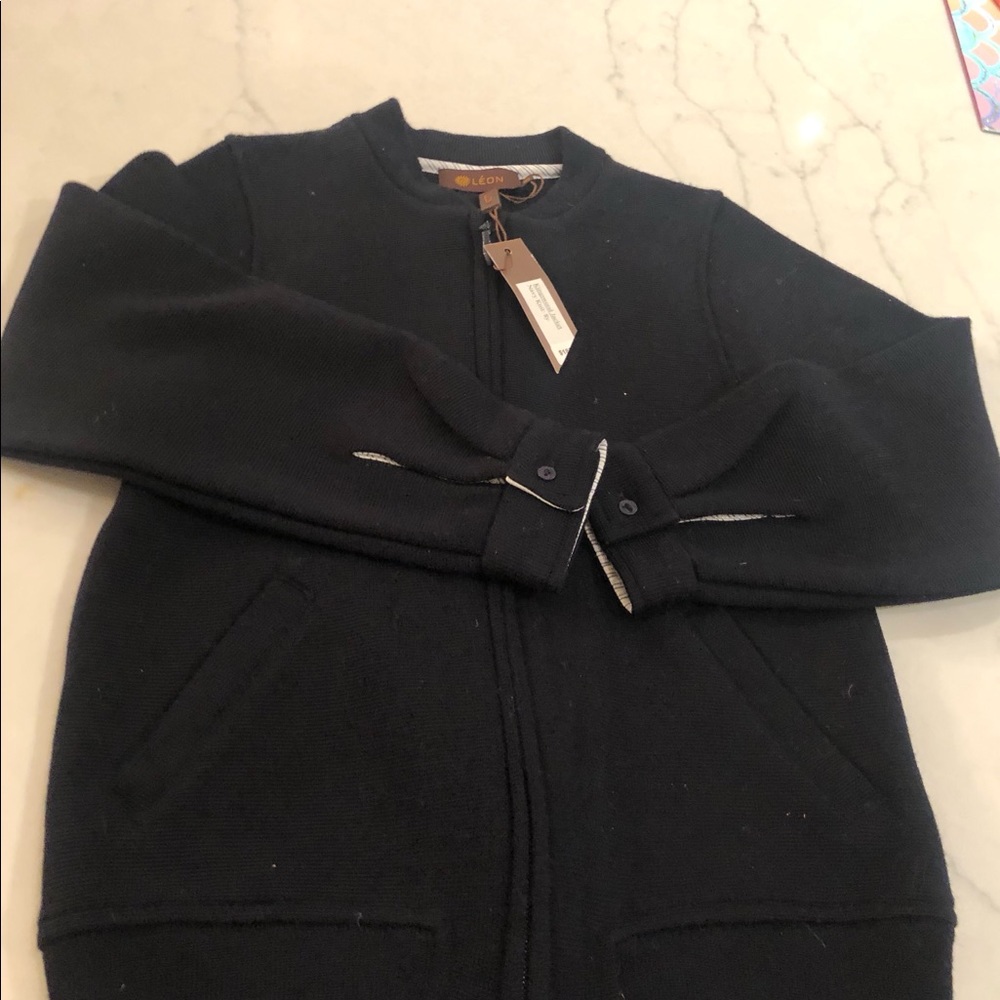 Fleurisse Leon cardigan sweater with zipper